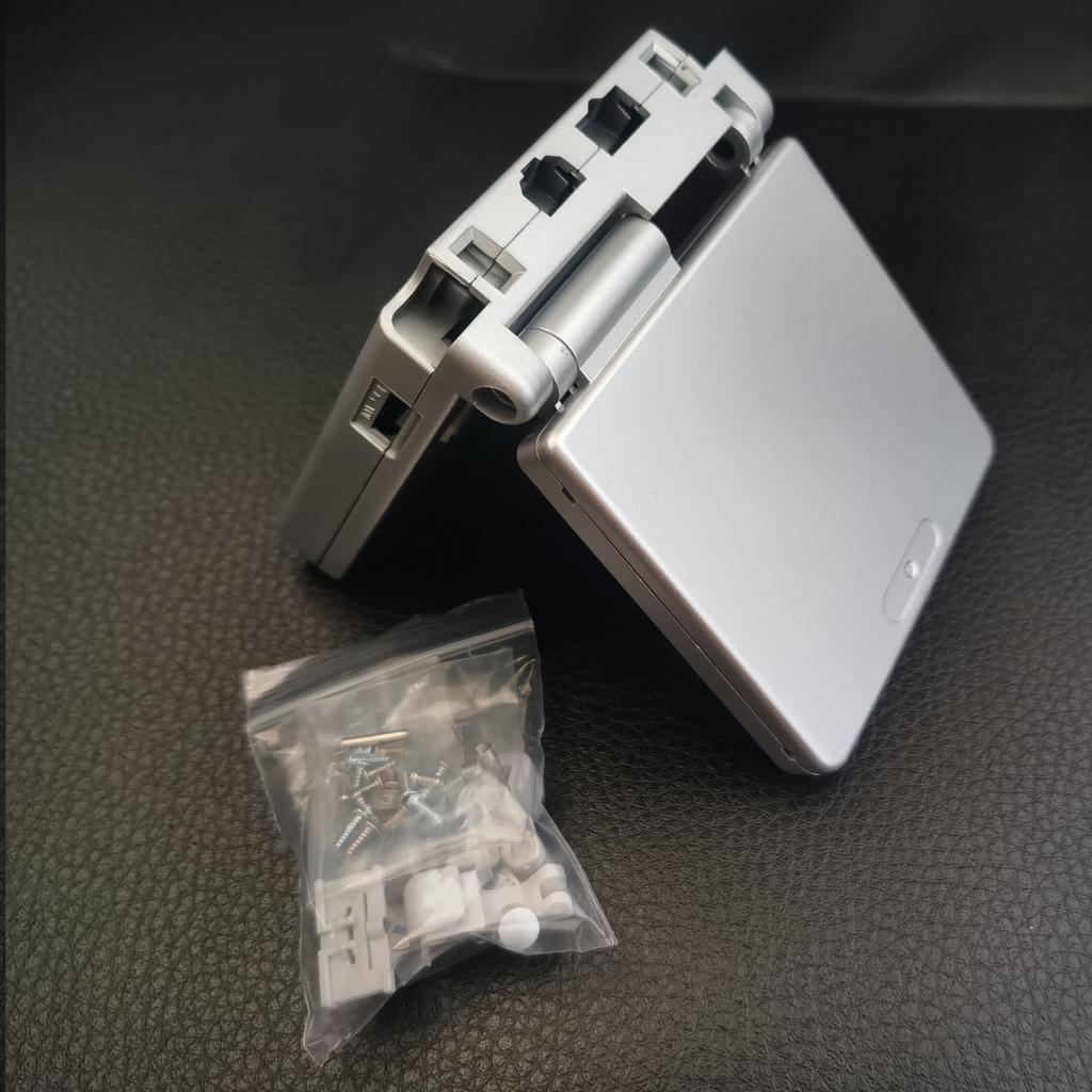 New Shell Case for GBASP Housing GBA SP Shell with Buttons and Sticker Sets Replacement for Gameboy Advance SP Game Accessories