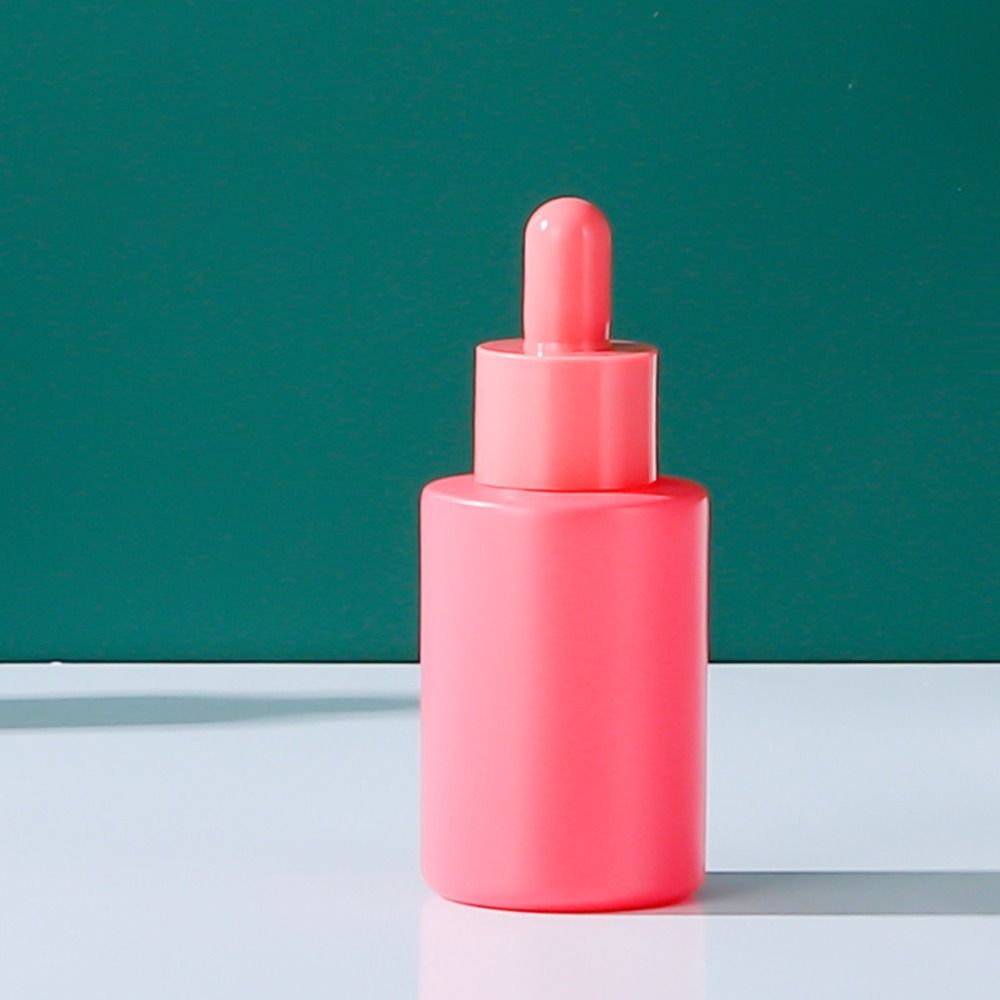 Флакон-капельница цвета макарон Цветное стекло Косметический флакон-диспенсер 30 мл Флакон для масла аттар Женщины