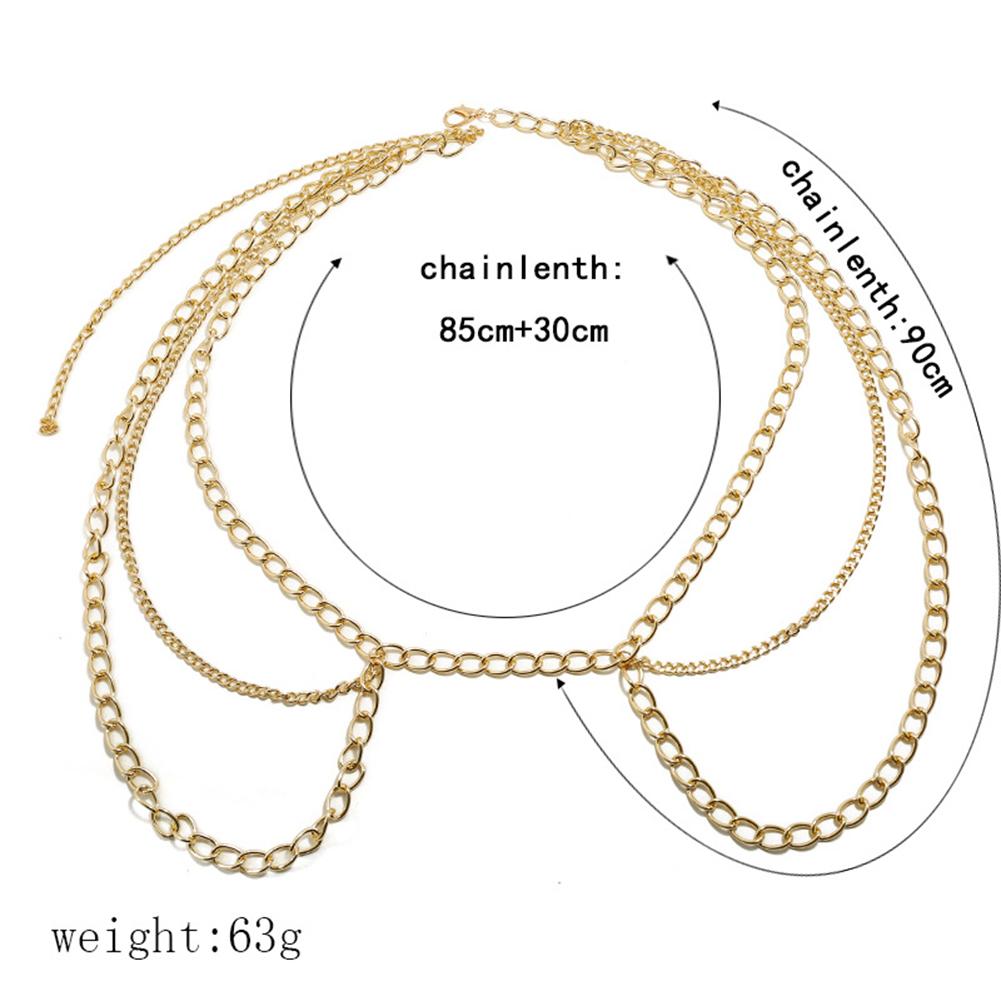 Fashion Sexy Waist Chain Multi-layer Body Chains Decoration