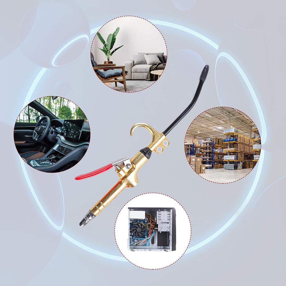 Пистолет для продувки большого объема воздуха, бытовой пистолет для нагнетания воздуха для воздушного компрессора, пневматический воздушный компрессор