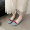Fashion Bowknot Women Mary Jane Shoes  New Designer Flats Retro Style Ladies Comfort Slip-on Soft Sole Ballerina Shoes