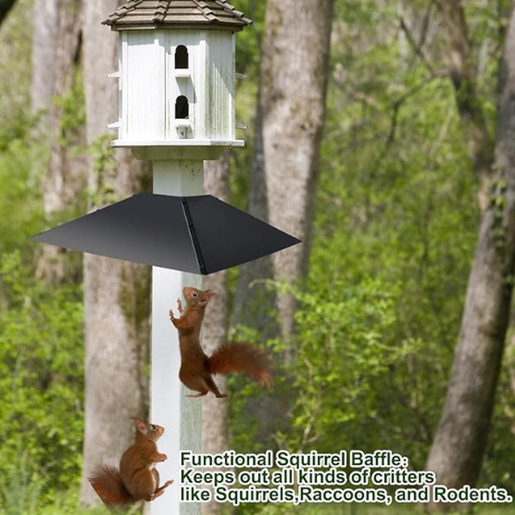 AXYC Squirrels Hood Bezel Squirrels Baffle Squirrels Barrier Dome Garden Decor Feeders Cover Dome Birds Feeders for Outside