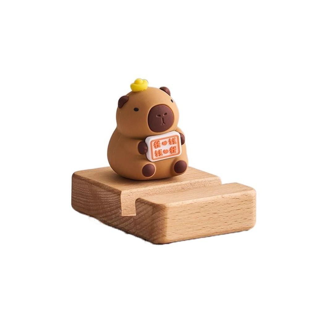 Фигурка Модель Капибара Телефон Держатель Поддержка Капибара Сотовый Телефон Кронштейн Аксессуары Для Телефона