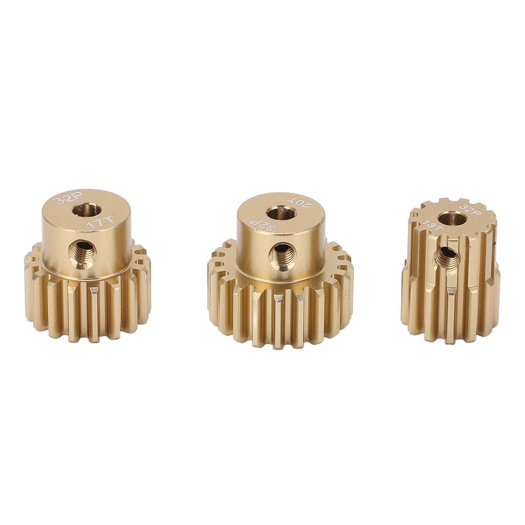 RC 32P Motor Pinion Gear 13T 17T 20T 3.175mm Shaft Pinion Gear Set for 1 10 RC Car Brushless Brush Motor