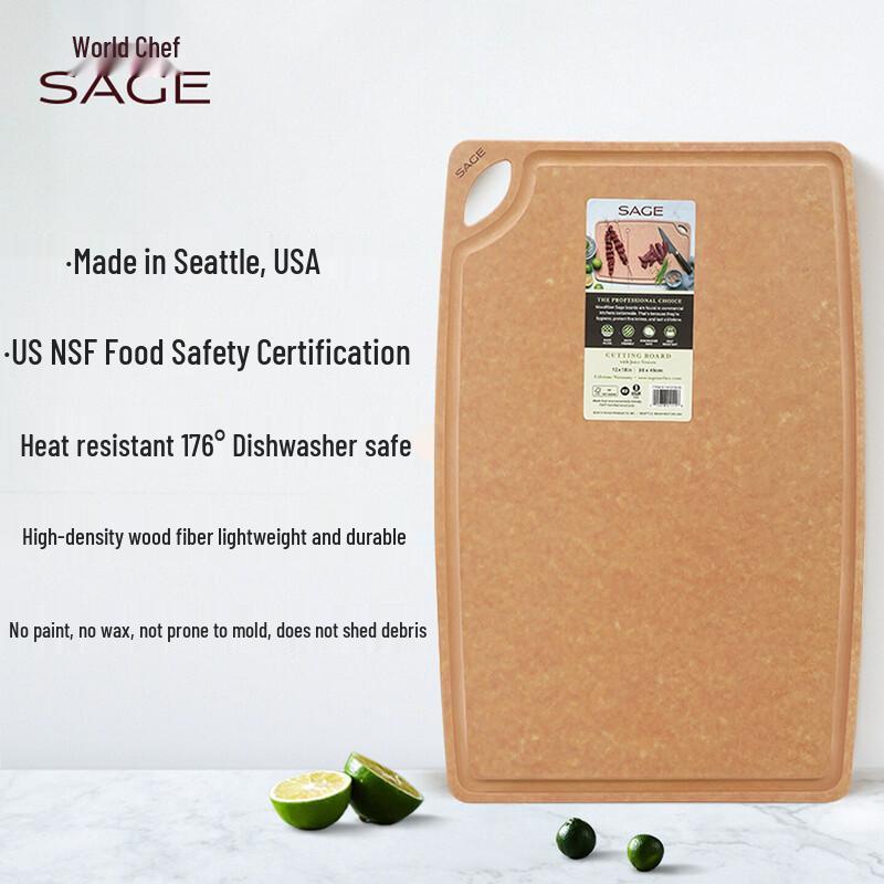 SAGE Pine Wood Cutting Board