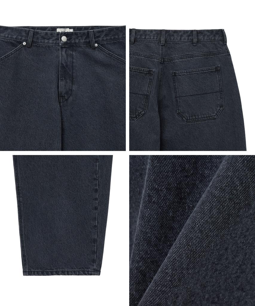 BIG UNION Curved Denim Pants (Black)