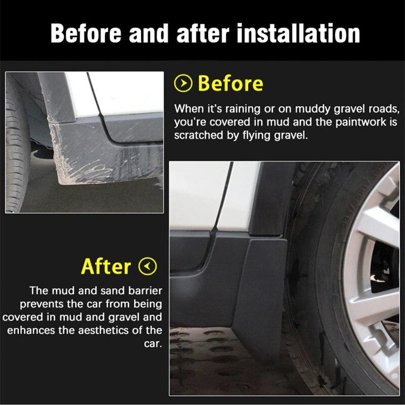 For Honda City Accessories Grace Ballade Gienia GM4 5 6 7 8 9 2015~ Auto 4X Splash Guard Front Rear Fender Car Accessories