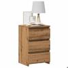 VidaXL Bedside Tables 2 Pcs Artisan Oak Engineered Wood, Bedside Furniture, Side Table, Bed Cabinet, Cabinet 856525