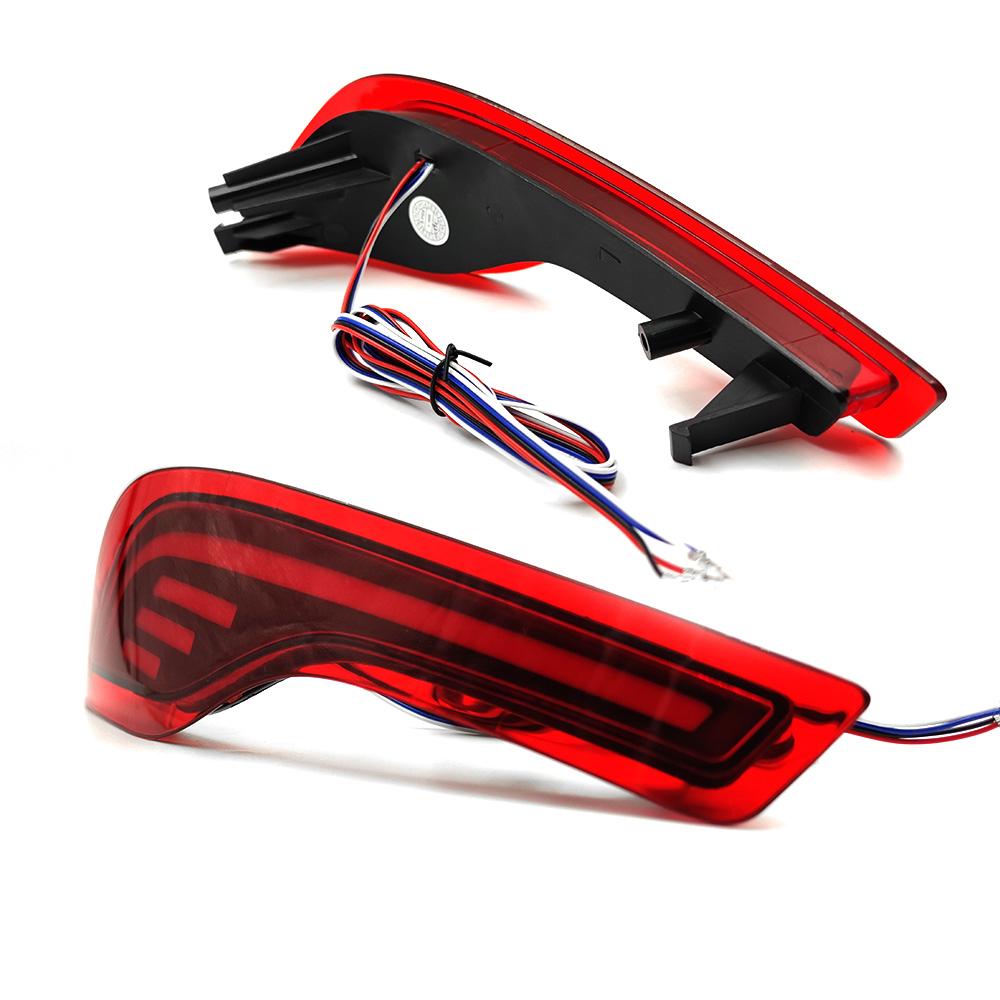 For HONDA CRV 2018 2019 2020 2022 Rear Bump Light Left Right Tail Brake Stop Lamp DRL Reflector Lights Assembly