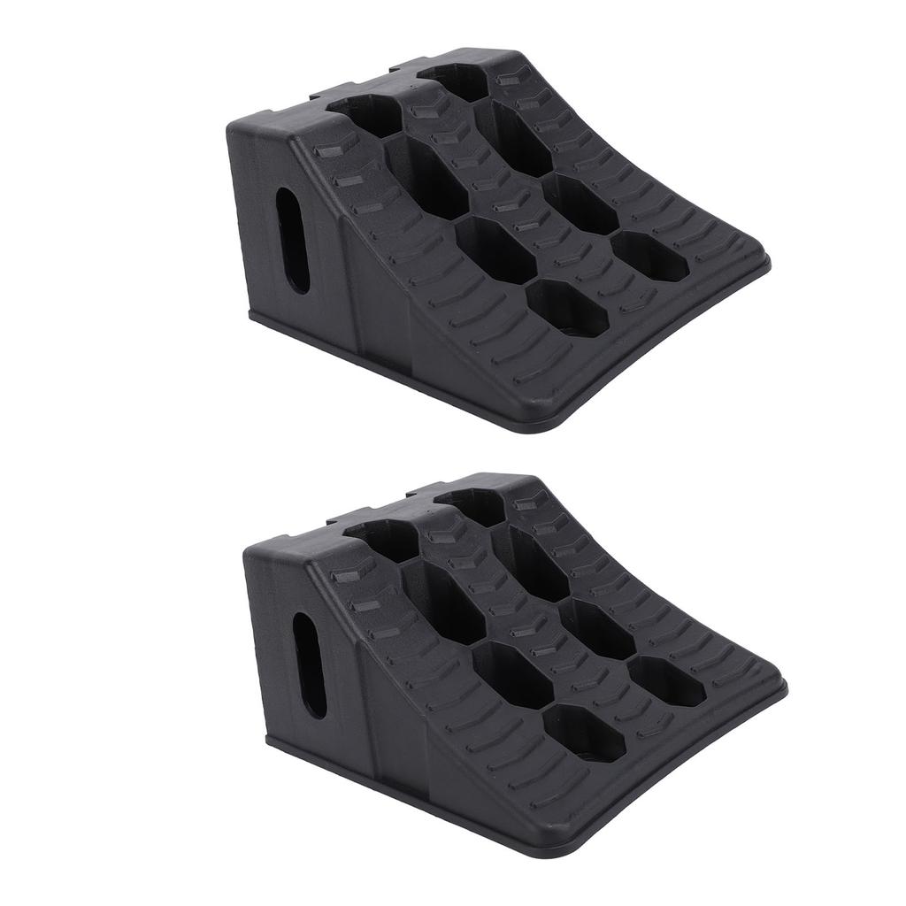 2PCS Wheel Chock Heavy Duty Anti Slip Weatherproof High Stability Wheel Wedge for Travel Trailer RV
