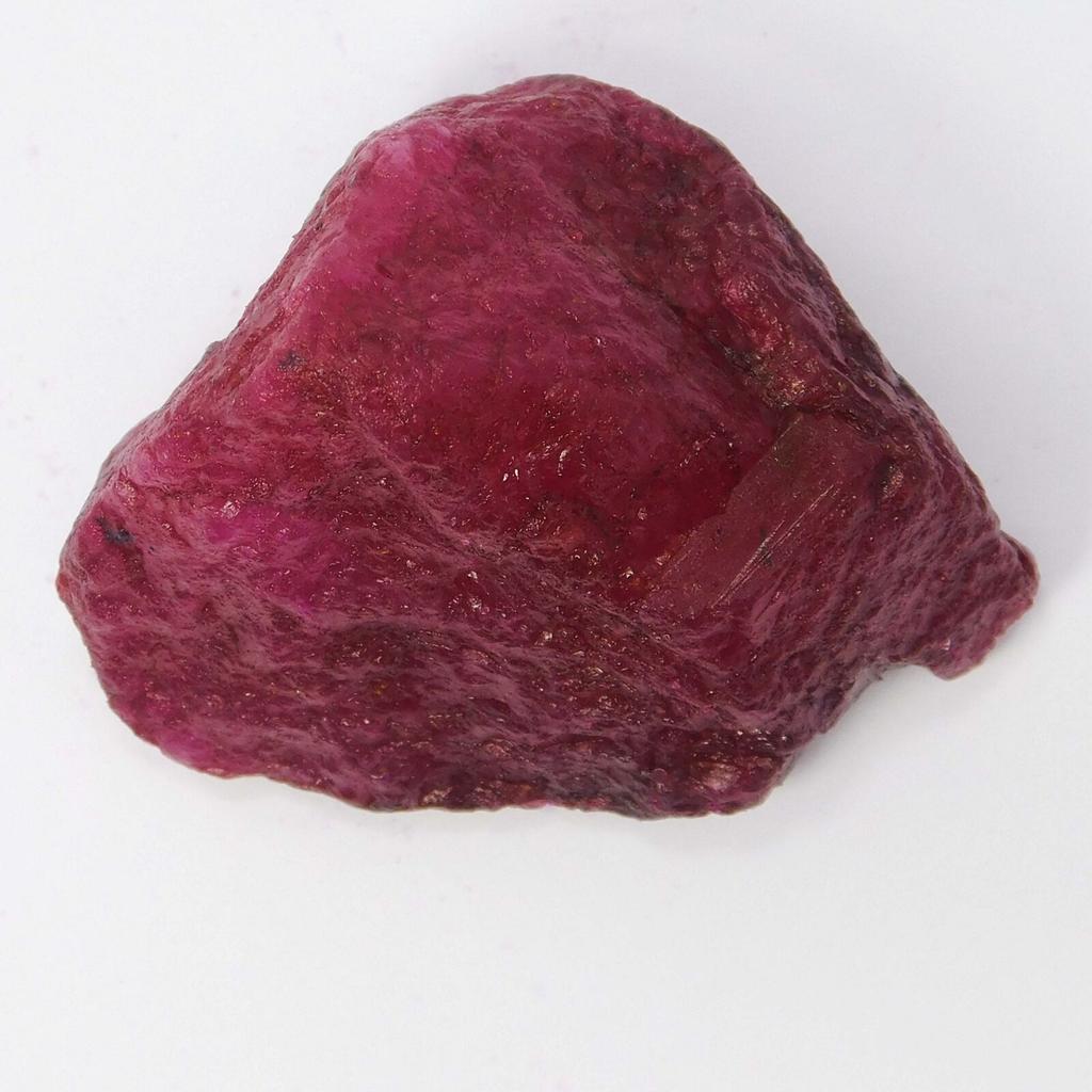 222 Ct Natural RUBY Huge Rough Earth Mined CERTIFIED Red Loose Gemstone 1A-5326