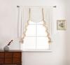 1 шт. NAPEARL экзотическая высококачественная занавеска с кисточками и каймой, короткая занавеска, декоративная занавеска с карманом для гостиной, домашний декор