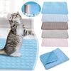 Material Water Absorption Puppy Blanket Summer Cat Sleeping Pad Ice Silk Pet Cooling Mat Dog Bed