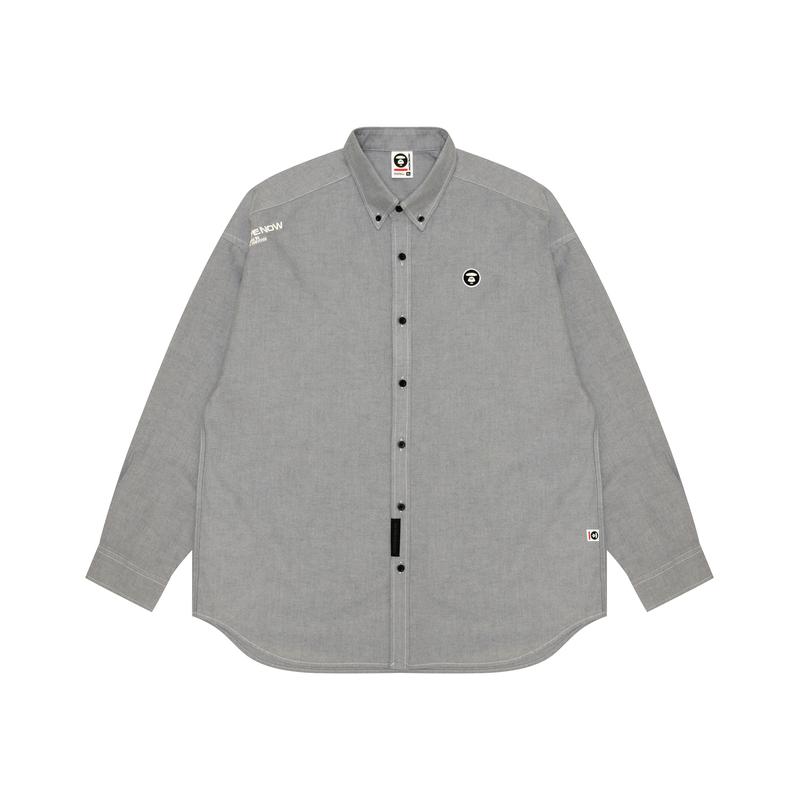 Aape Logo embroidered Cotton Shirt AAPSTM8470XXM