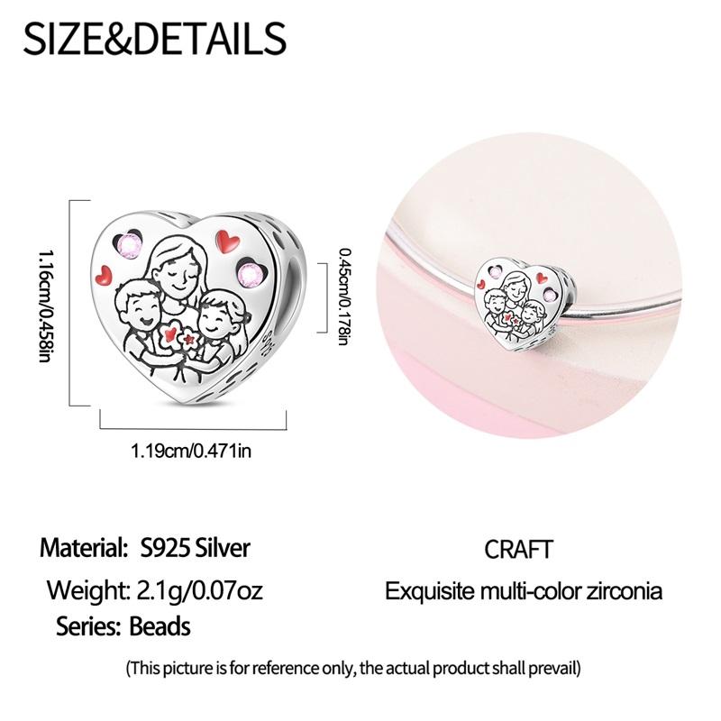925 Silver Christmas Puppy Cat Charms Sleigh Happy New Year Bead Pendant Fit Original Bracelet Necklace Jewelry Gift