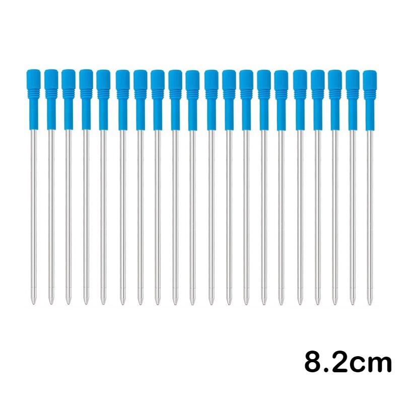 5/10/50 PCS Ballpoint Pen Refills Metal 82mm Pen Refill Black Blue Pen Refills Gifts Office School Supplies Stationery