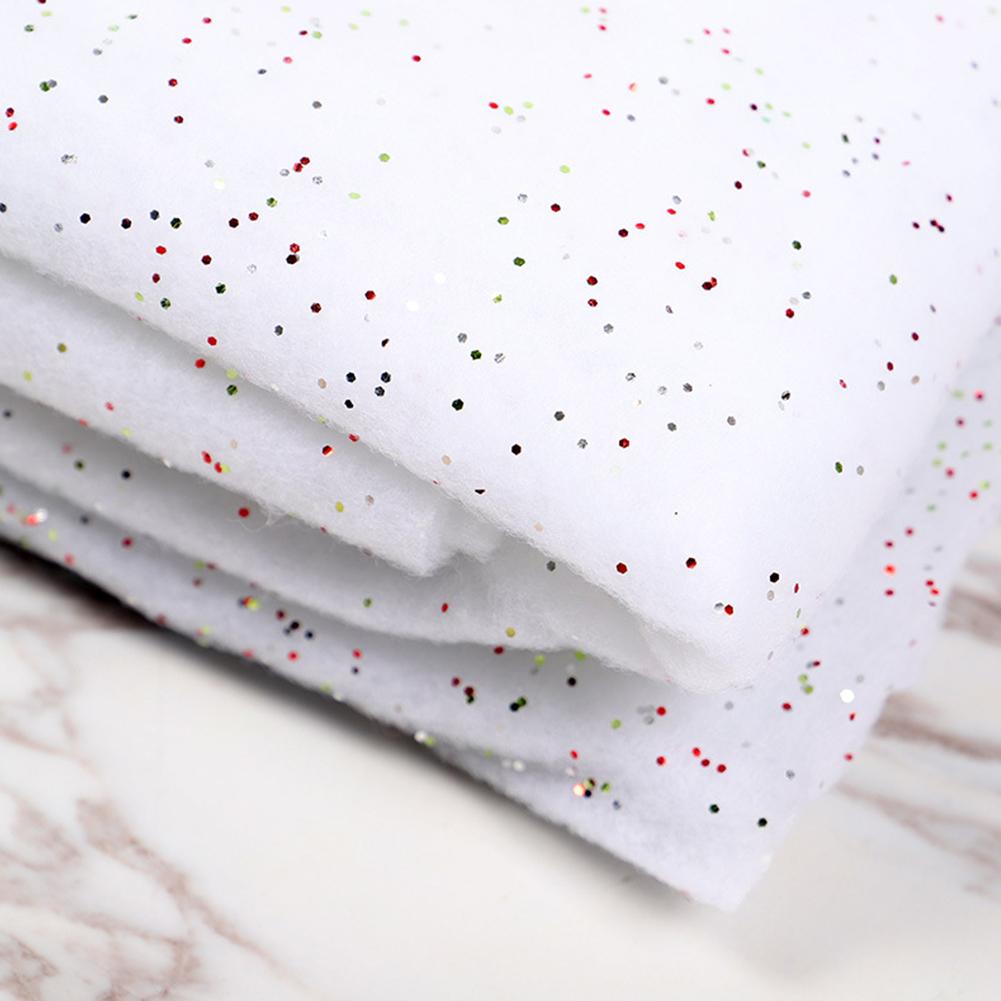 Artificial Snow Blanket Christmas Village Nativity Tree Scene Decoration Flame Retardant Carpet For Home Christmas Party