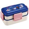 Skater Bento Box, 2-Tier, 600ml, for Women, Made In Japan, with a Soft Dome-Shaped Lid, Dishwasher and Microwave Safe, Ghibli, Kiki's Delivery