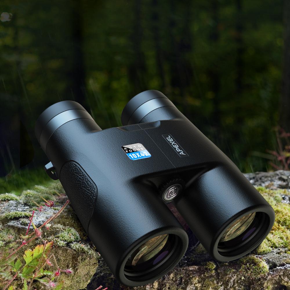 10x42 цифровой бинокль для взрослых и детей, бинокль с автофокусом, водонепроницаемый складной телескоп для птиц
