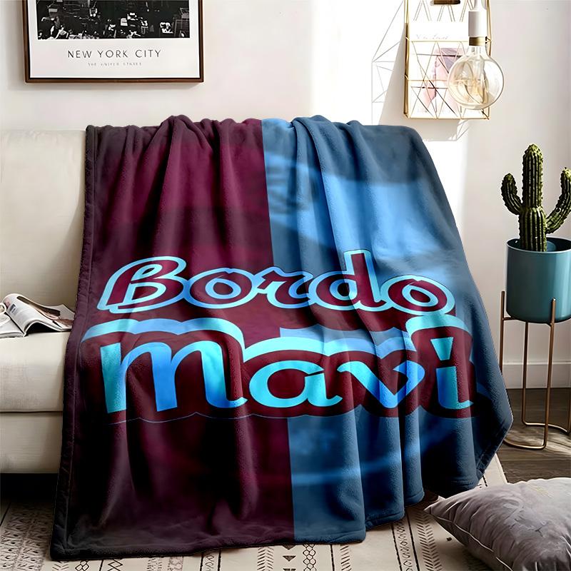 Trabzonspor Theme Blanket Suitable For Beds Sofas And Camping Perfect For Both Men And Women Comfortable Bedding All Year Round