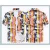 Hawaiian men's short-sleeve shirt, large size, summer beach shirt, loose casual seaside surfing beachwear