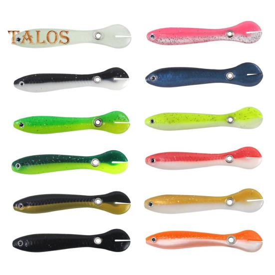 1/5 шт 10 см/6 г мягкая приманка вьюн силиконовая бионическая вьюн с отверстием искусственная рыболовная приманка для соленой воды пресноводного окуня судака форели змееголовой рыбалки