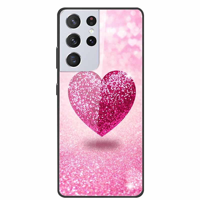 Для Samsung Galaxy S25 Ultra Закаленное Стекло Чехол Задняя Крышка Жесткие Чехлы для Телефона для SamsungS25 ULTRA 5G SM-S938B Защитный Capa
