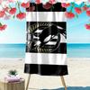 Collingwood Magpies Print Beach Towel, Large Soft Quick Dry Towel for Beach Camping Swimming