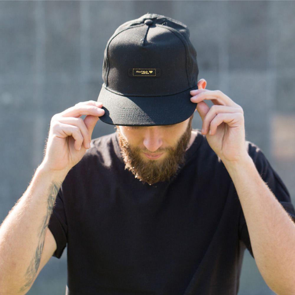 Craft Hat Bag Decoration Leather Handmade Labels Garment Label Bronzing Tags Hand Made With Love