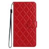 Quilted Pattern Faux Leather Wallet Case for iPhone 7 8 XS 11 12 13 14 15 16 17 Series, 360° Protection with Card Slots & Stand