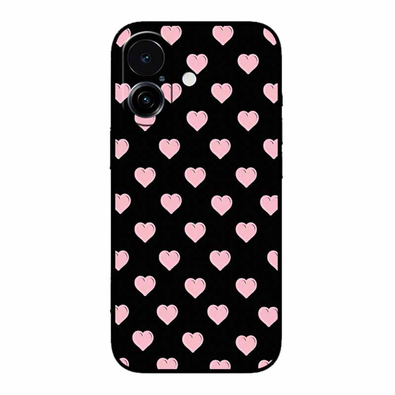 3D Тисненый Чехол Для iphone 17 2025 Чехол Для Телефона Coque Цветы Черный Силикон Мягкая Задняя Крышка Для iphone 17 5G Чехол 6.3" Funda Оболочка