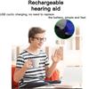 Перезаряжаемый мужской аудиофон, мини-невидимый усилитель звука, слуховой аппарат CIC Aide, цифровой скрытый слуховой аппарат для женщин, глухой аппарат