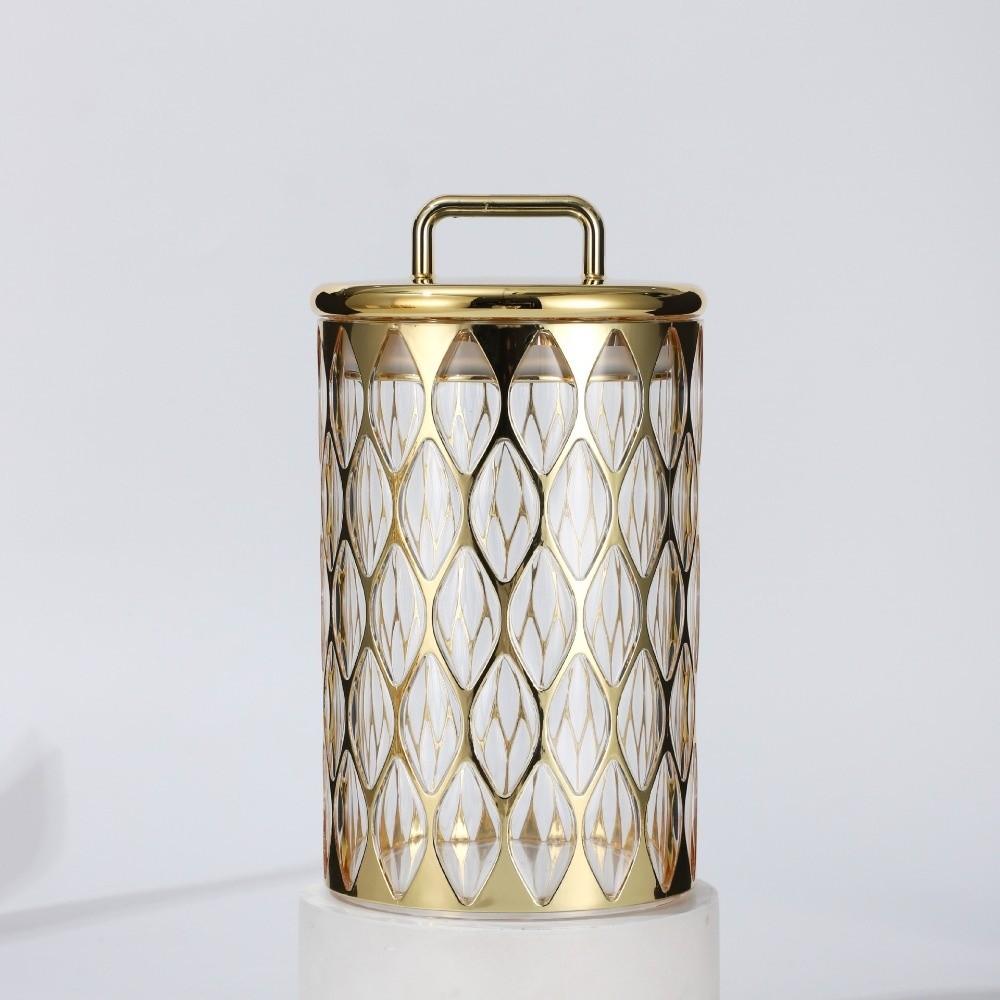 С крышкой герметичная банка акриловый герметичный контейнер декоративная банка банка для хранения продуктов банка для хранения дома