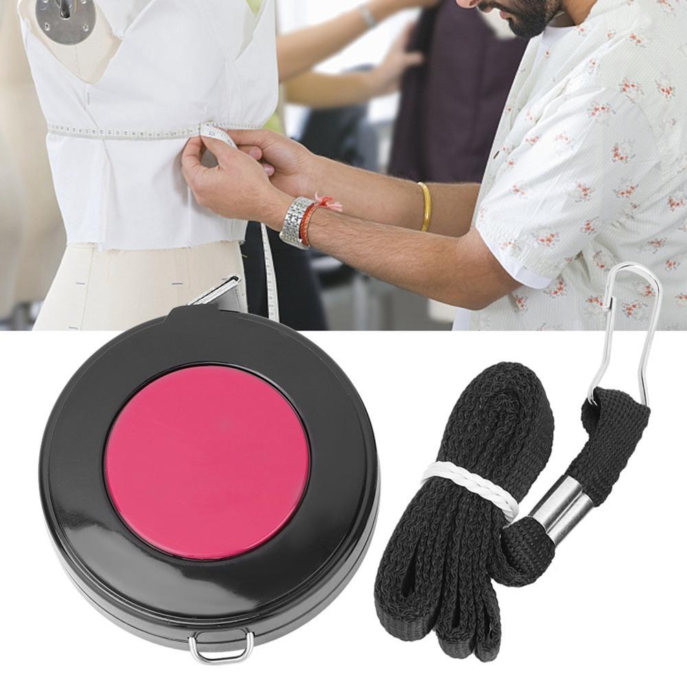 1pcs Purple &Red &White &Green Soft Retractable Ta Portable Cloth Measuring Ruler Home Craft