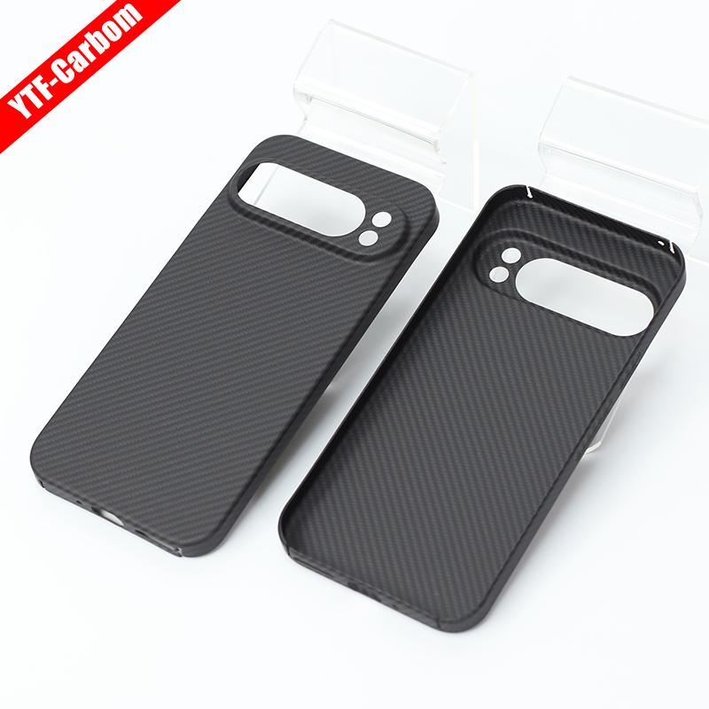 YTF-Carbon Carbon fiber case for Google Pixel 9 Pro XL Anti-fall Aramid Fiber case  Design Pixel 9 cover Thin and light Magnetic
