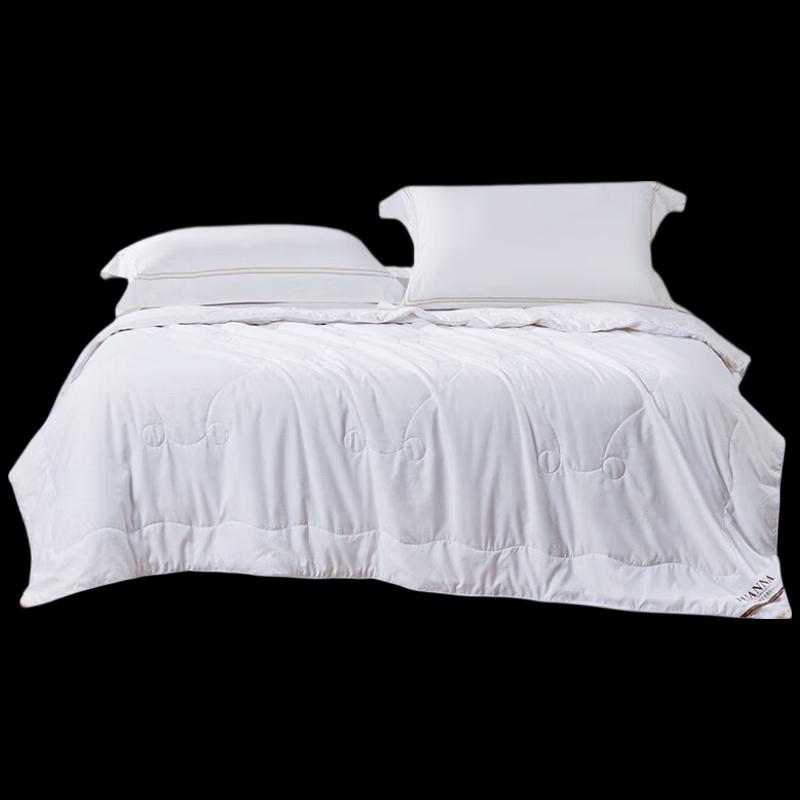 FUANNA Elegant Tussah Silk Summer Quilt