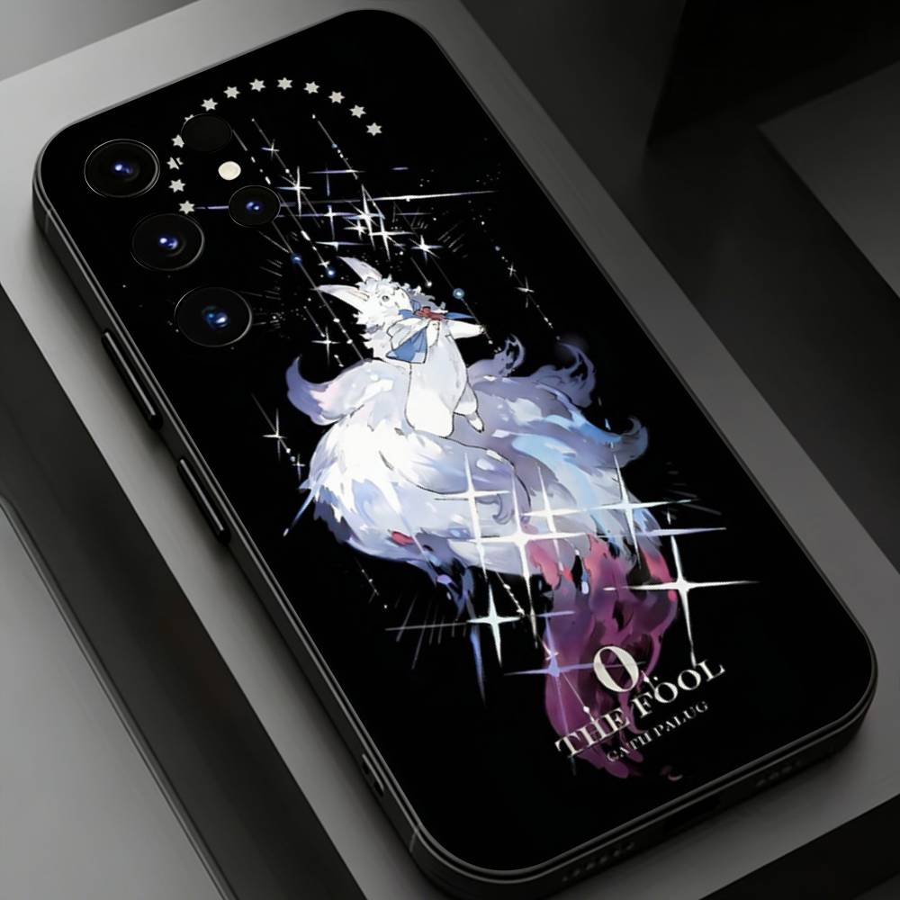 Чехол для телефона с картой Таро F-FGO для Samsung Galaxy S24,25,26,23 22,21,S20 Plus Ultra FE мягкие чехлы fundas