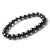 Eigado Garnet 24 Inner Good Luck January Natural Power Stone Bracelet, Beads, 7.5mm, Diameter Approx. 16cm, Charm, Birthstone, Stone,