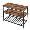 Bakery Shelf, Kitchen Island With Large Countertop, Stable Steel Construction, 120 X 60 X 90 Cm, Industrial Kitchen Shelf, Bathroom