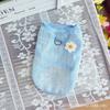 Summer Mesh Breathable Skirt Dog Cat Clothes Vest Sun Protection Hair Loss Princess Wind Than Bear