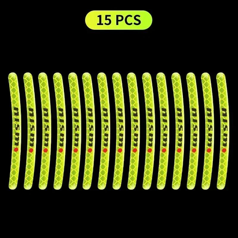 Светоотражающие наклейки на ступицу колеса для автомобиля, велосипеда, мотоцикла. Для Nissan Nismo Note Armada Pulsar Pathfinder X-Trail Qashqai. Автоаксессуары