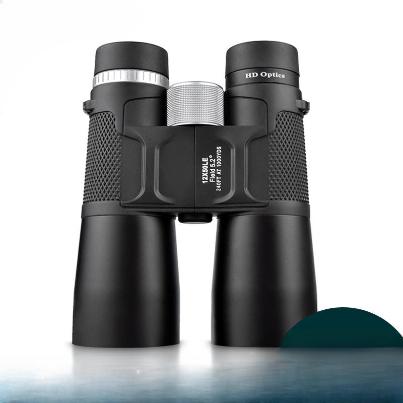 Оптовая продажа с фабрики, новый металлический бинокль 12 × 50, русские очки высокой четкости для уличной фокусировки