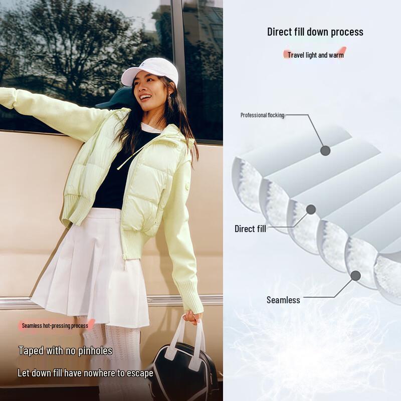 Ailaiyi Women's Lightweight Hooded Down Jacket