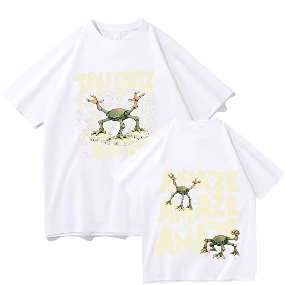 2026 Fashion Project Hail Mary Fist My Bump Rocky The Alien Poster High Quality T Shirt Summer Streetwear Unisex TShirts Cotton
