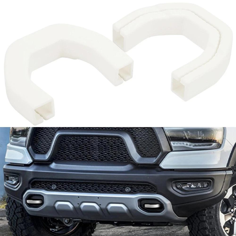 Professional 2Pcs Trailer Tow Hooks Covers Tow Hook Sleeve Silicone Receiver Covers for Dodge RAM 1500 2019-2024 Part Accessory