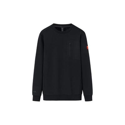 Anta Champion All-Weather Series однотонный свитер с круглым вырезом, мужская толстовка, черный цвет 152340706-6