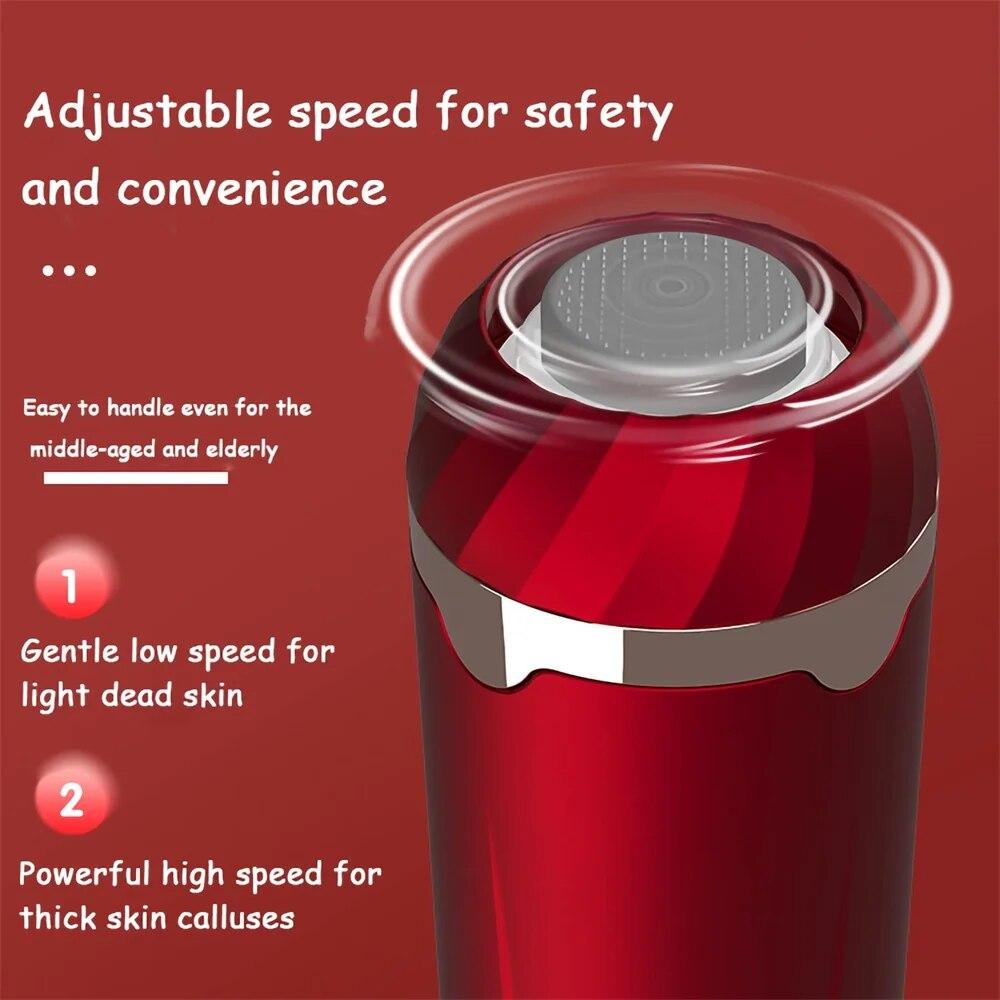Перезаряжаемый электрический инструмент для удаления мозолей на ногах, профессиональный инструмент для удаления омертвевшей кожи на ногах, сухой кожи, трещин, шлифовальных пилок для ног