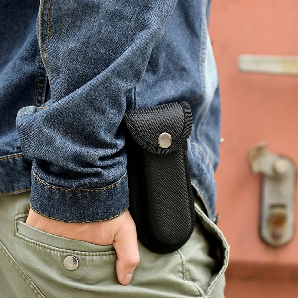 2 шт. нейлоновые карманные ножны, складные ножны для ремня, вертикальный чехол для переноски на поясе для ежедневного использования на открытом воздухе