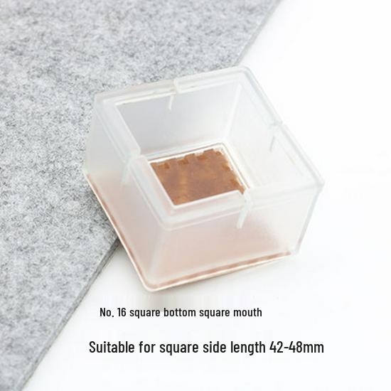 Прозрачные противоскользящие защитные чехлы для ножек стульев и столов