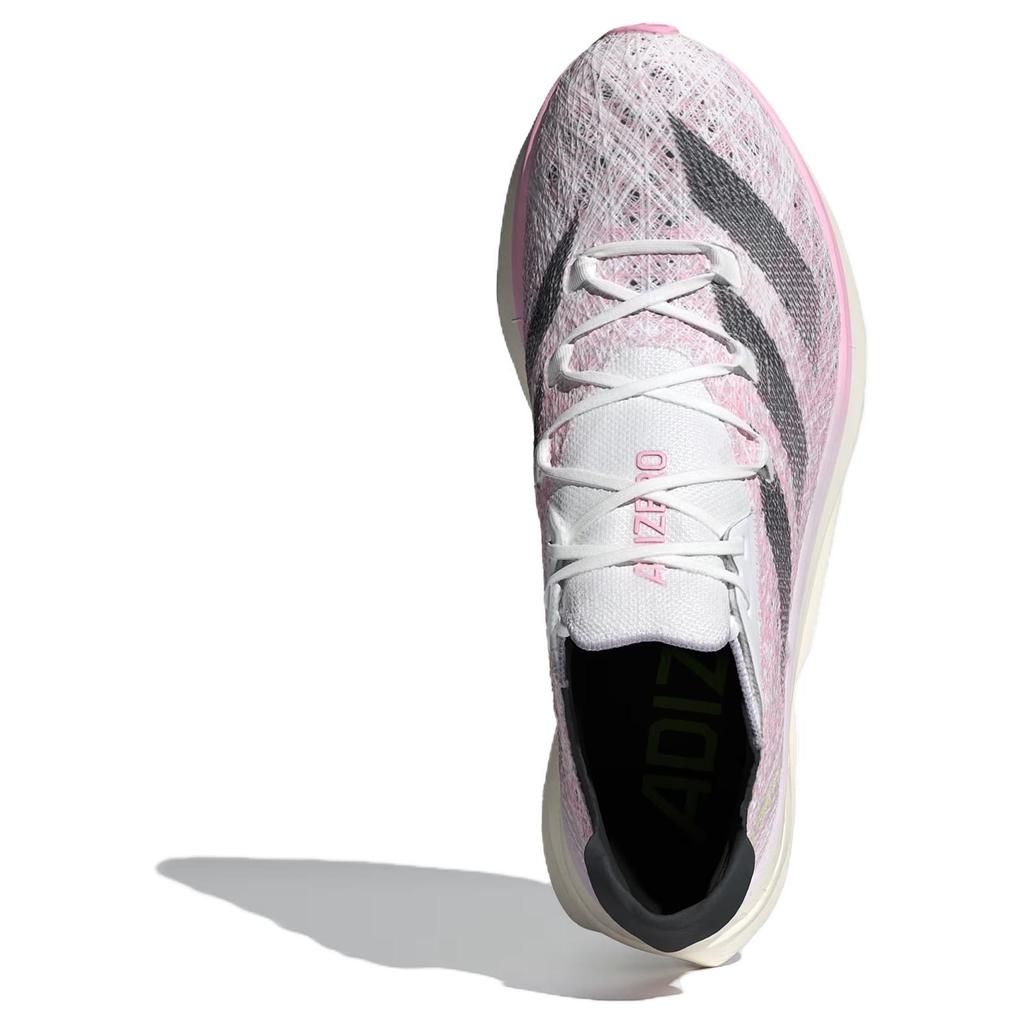 Adidas Adizero Prime X 2.0 Strung White Pink Spark Unisex Sneakers Cloud-White Core-Black ID3617